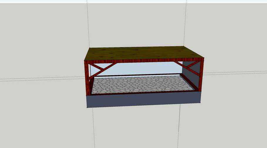single sleeper rafter bunk 3d model