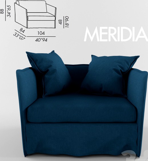 MERIDIANI Fox armchair