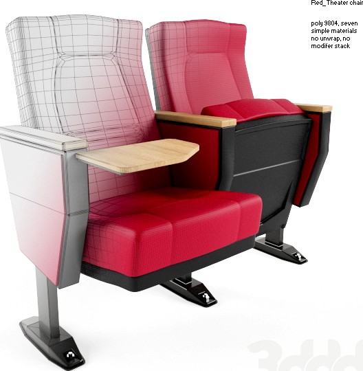 Red Theater chair