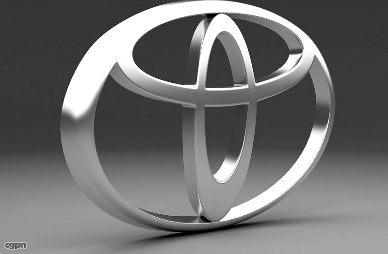 Toyota logo3d model