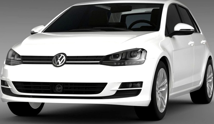 VW Golf TDI 4MOTION 5d Typ 5G 20133d model