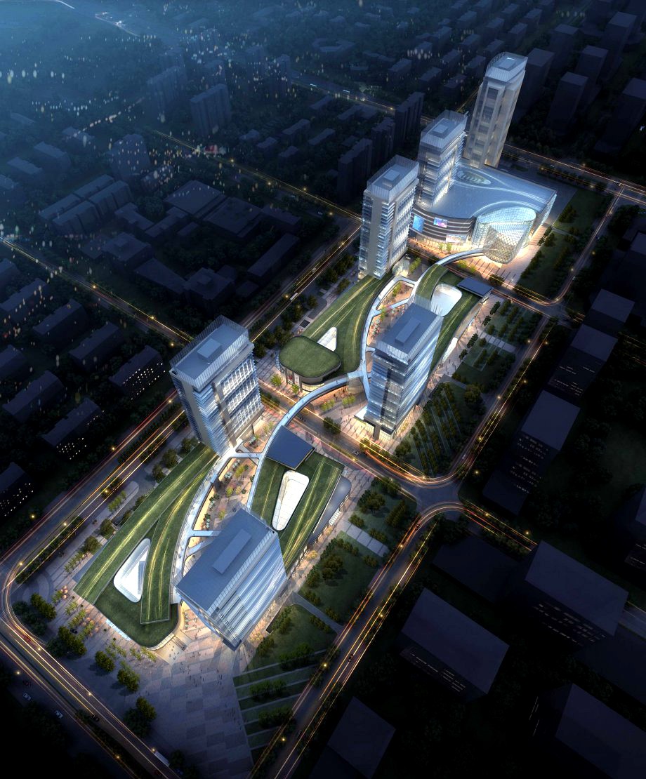 City shopping mall 0123d model