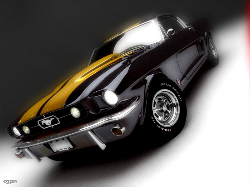 Ford Mustang Fastback 673d model