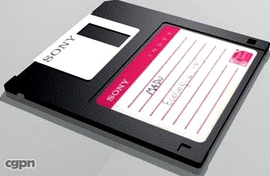 diskette3d model