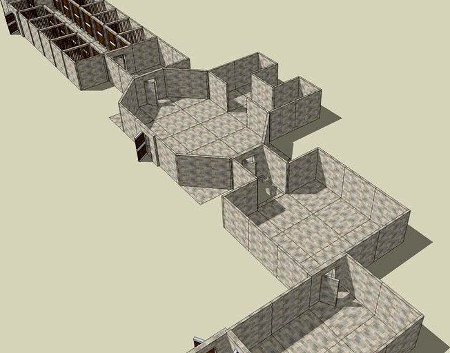 Dungeon experiment using prebuilt components