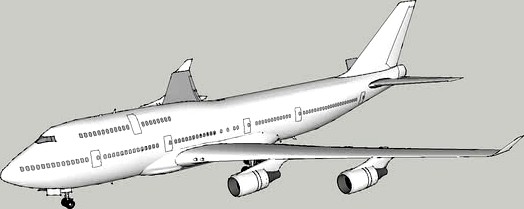 Boeing 747-400 - Blank