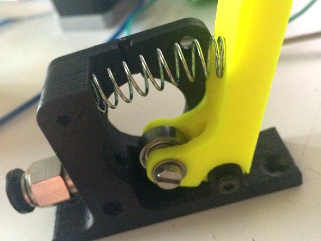 Bernis simple Mk 7 3d printing bowden extruder by