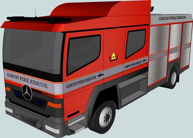 Mercedes Fire Truck