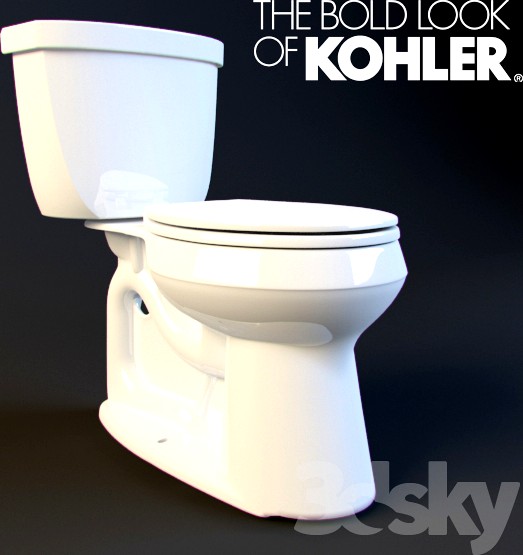 toilet Kohler_Cimarron 3d model