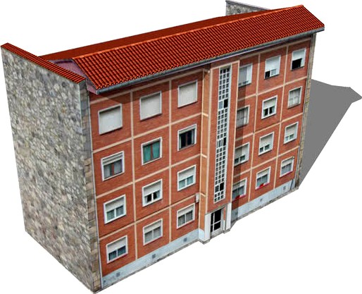 Edificio 12 barrio Tocarate, Avilés