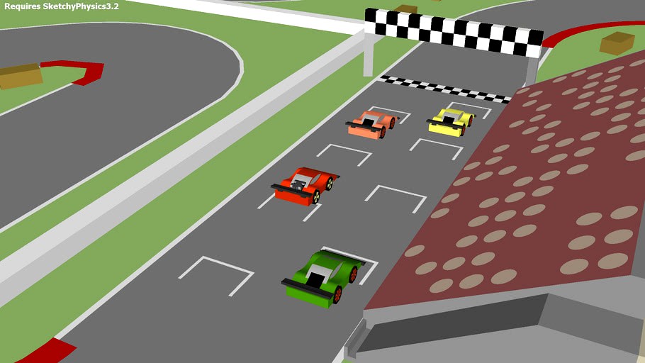 Simple racing model