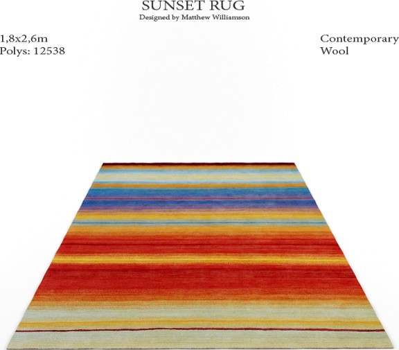 Sunset rug by Matthew Williamson