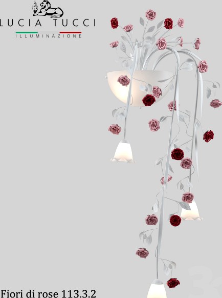 Chandelier Fiori di rose 113.3.2