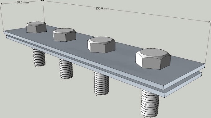 TAE RECAmo MEF 00859 102 838 connection between 2 rails