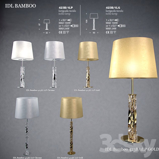 IDL Bamboo 423B 1LP, 1LG