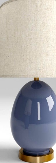 Blue egg lamp