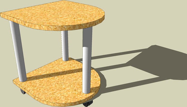 Table on Wheels