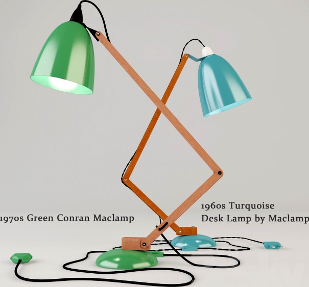 1960s-1970s Desk Lamps by Maclamp