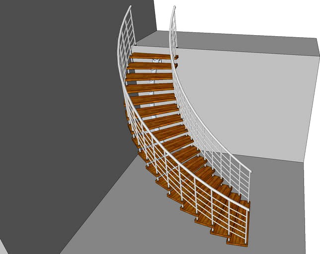 Spiral stair