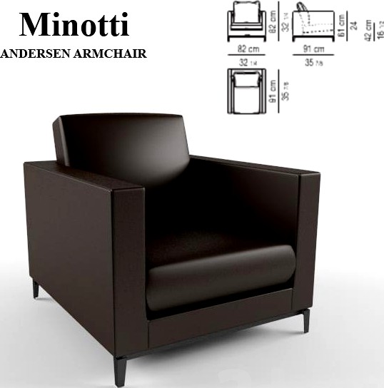 Armchair Minotti Andersen