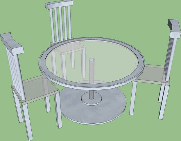 Gartentisch mit Stühle