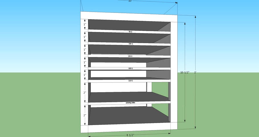 sand papper box