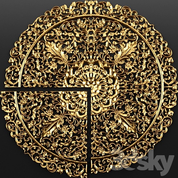 Socket, thread, pattern, ceiling.