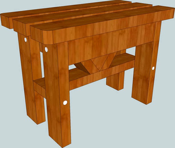 2x4 strong stool