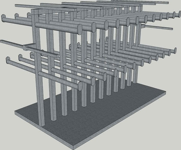Super BigBite Data Cable Rack