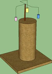 Simple Kitty Scratching Post