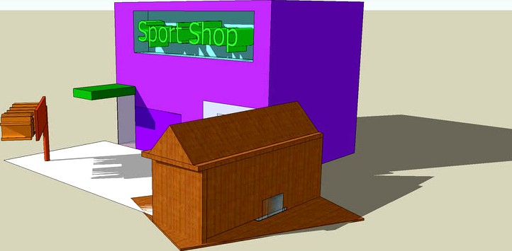 Penguin Club sportshop also made by toontown no after toontown