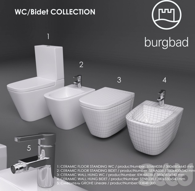 Burgbad WC/Bidet COLLECTION