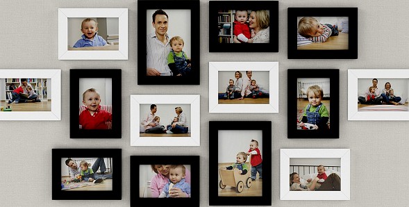 Рамки с семейными фото