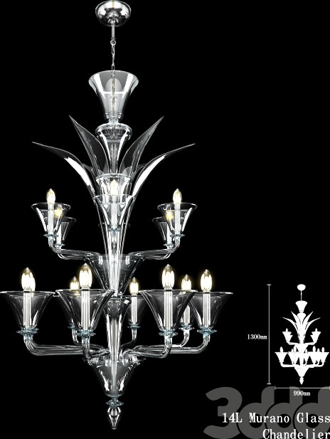 Murano Glass Chandelier