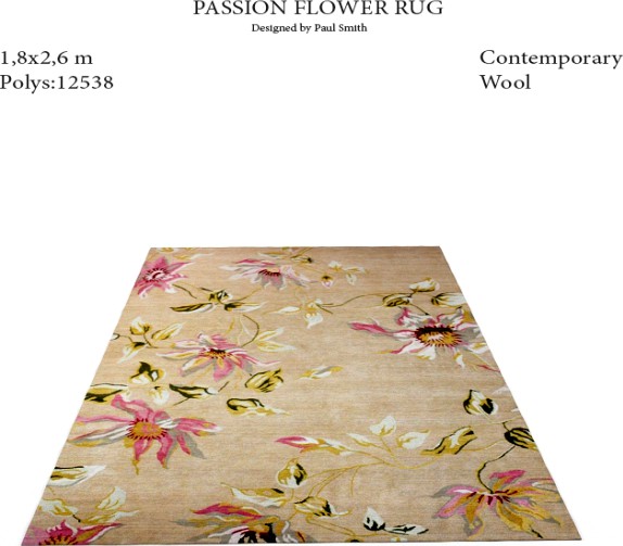 Passionflower rug by Paul Smith