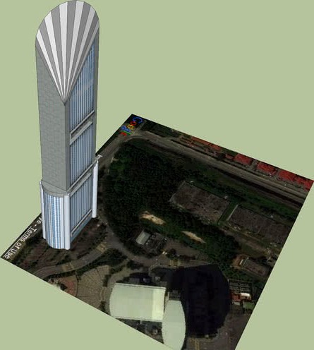 Vince Shell Tower 3d model