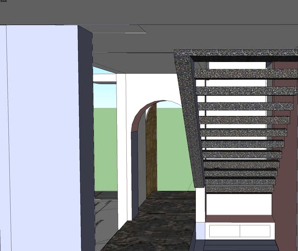 Escalera Principal para Edificio Multifamiliar