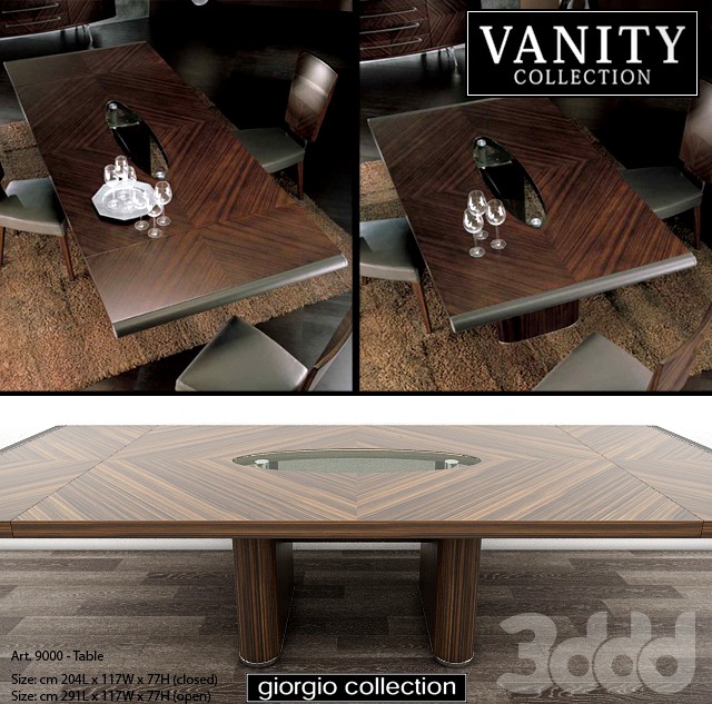 GIORGIO COLLECTION  Vanity - Art. 9000 - Table
