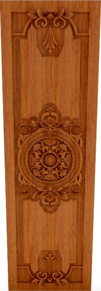 Деревяная резная панель