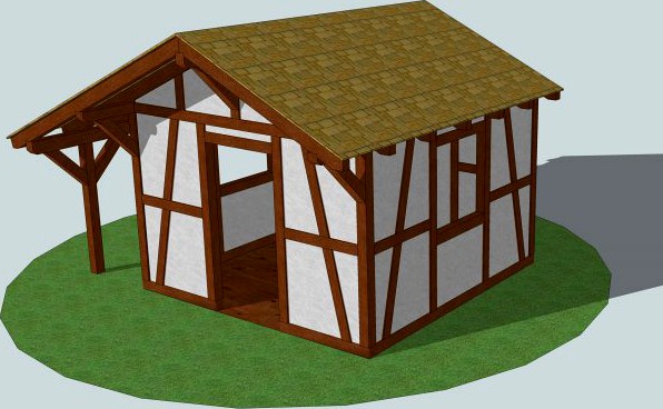 Garden sheds 2 3D Model