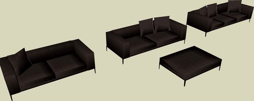 B&B Italia Maxalto - SMD Sofas and ottoman