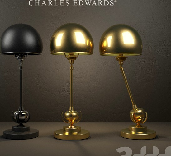 CHARLES EDWARDS - CLAW TABLE LAMP