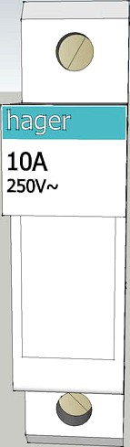 porte fusible de 10A hager