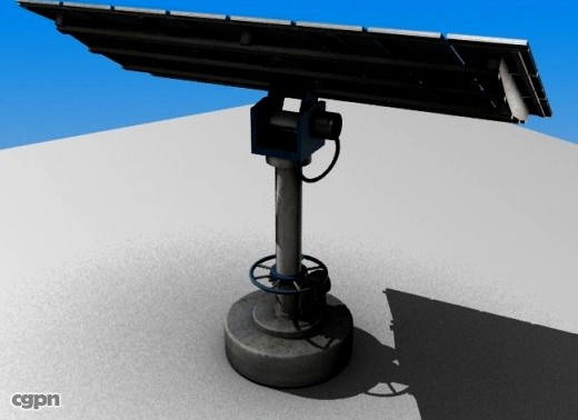 Solar Panel Tracking System3d model
