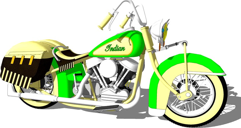 Custom Indian Bagger