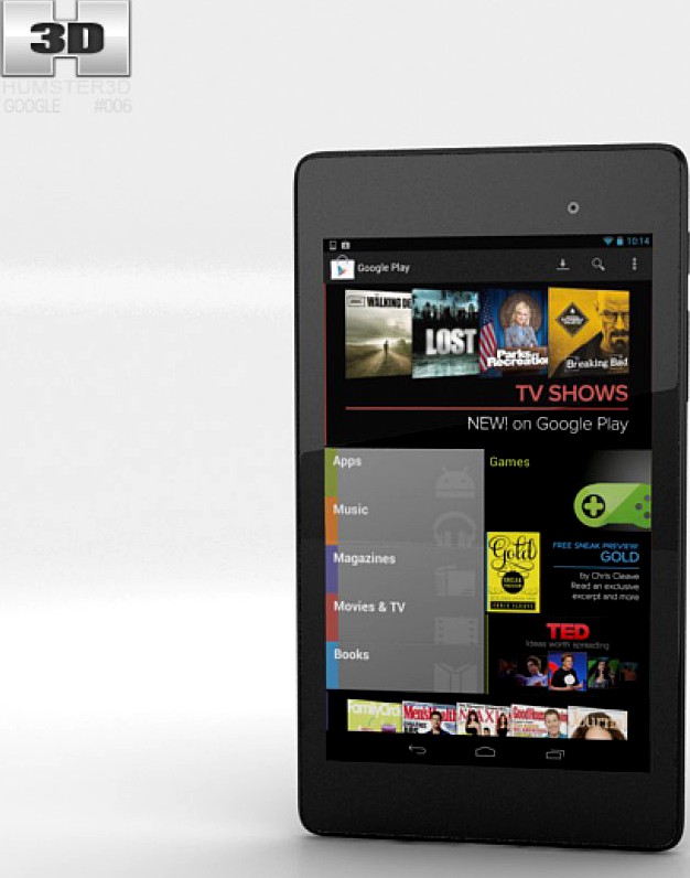 Google Nexus 7 (2013)3d model