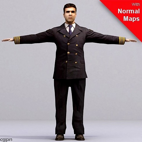 AMan0005-FBX / FBX Rigged Models for Motionbuilder3d model