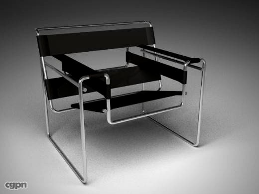 Macel Breuer B3 chair3d model