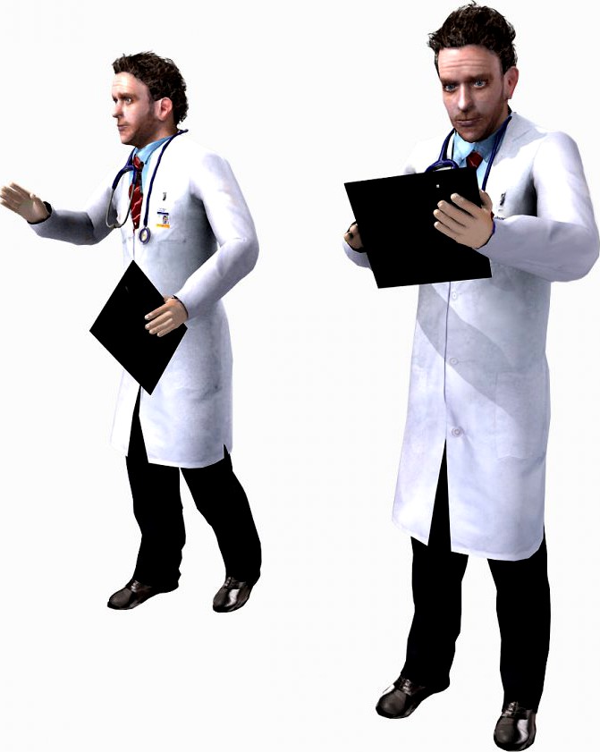 Doctor Rigged3d model