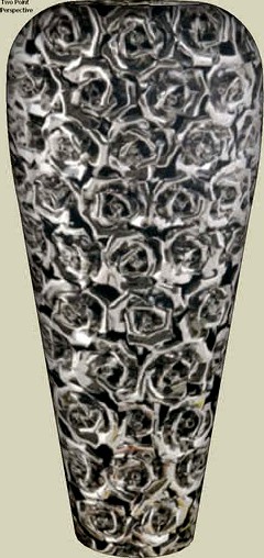 65663 Vase Rose Multi Chrome Small (Vase Rose Multi Chrom Small)